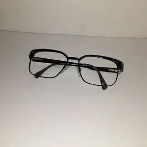 RARE VINTAGE BLACK GOLD MEN NEOSTYLE TITAN EYEGLASSES